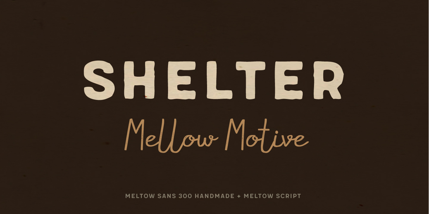 Meltow San 100 Handmade Font preview